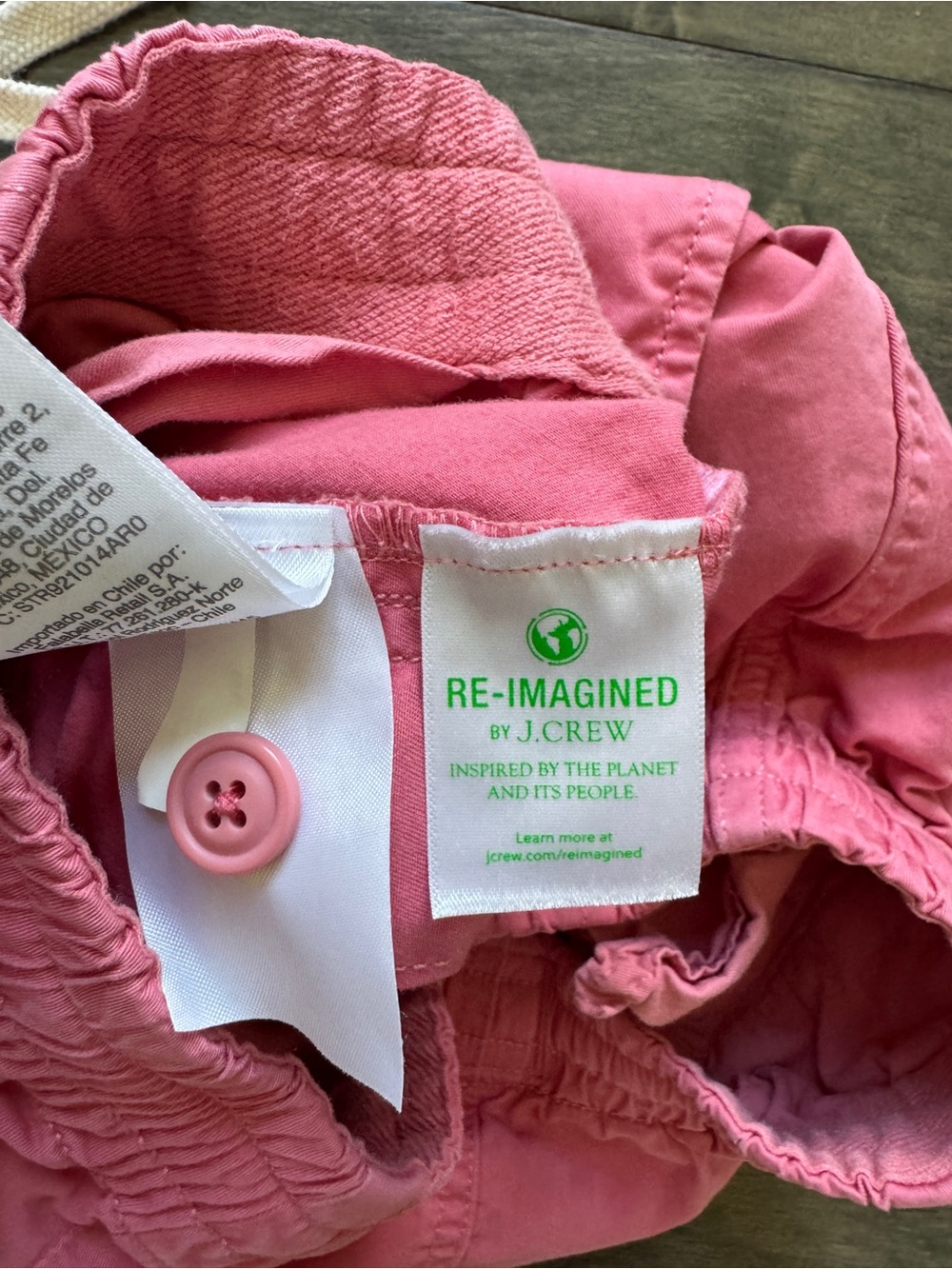 Men's Pink/Salmon Colored Drawstring Shorts J.Crew Dock Shorts size medium - Picture 4 of 9